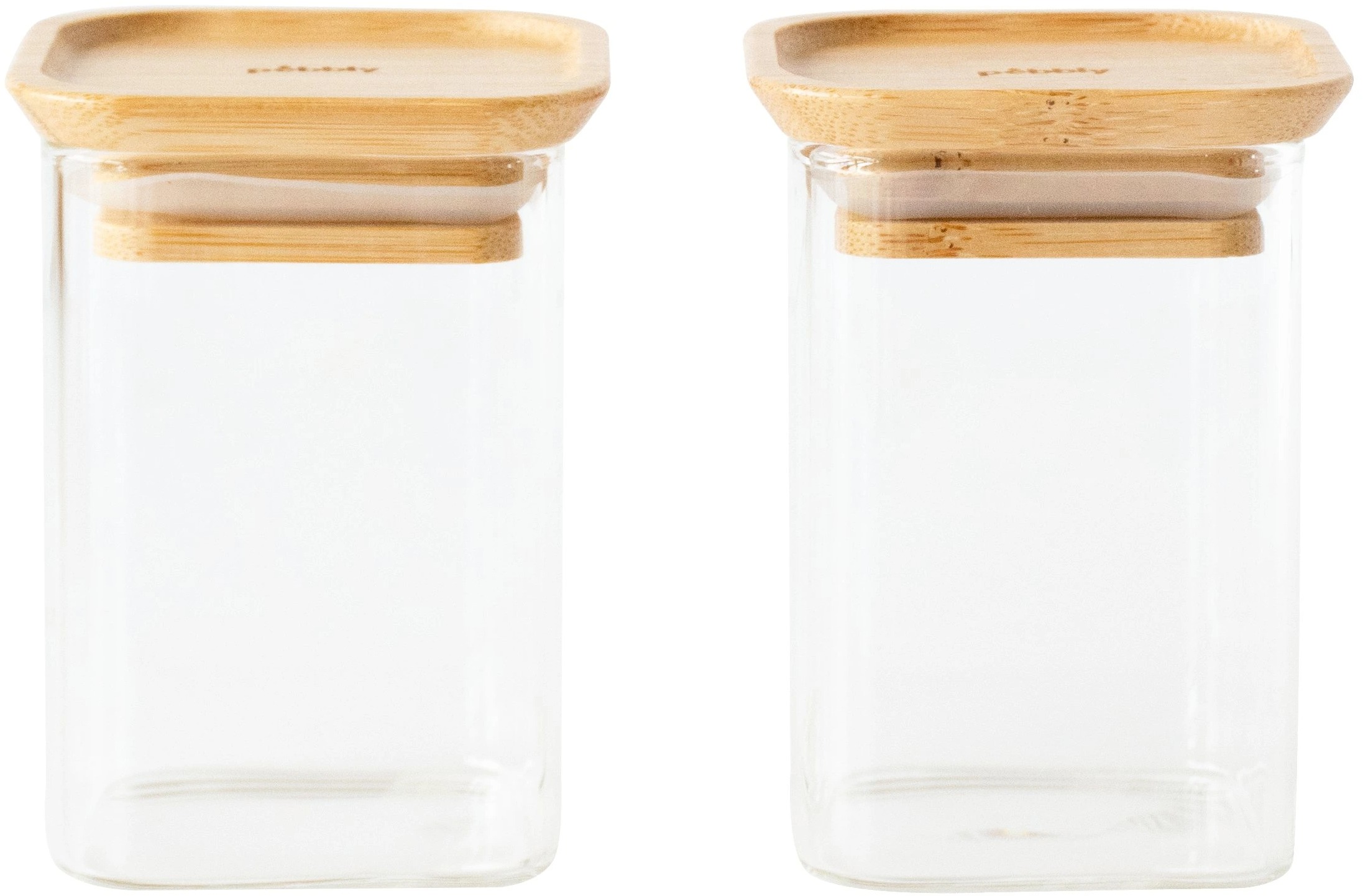 Pebbly PKV-047 Set 2ks skleněných dóz, 240 ml