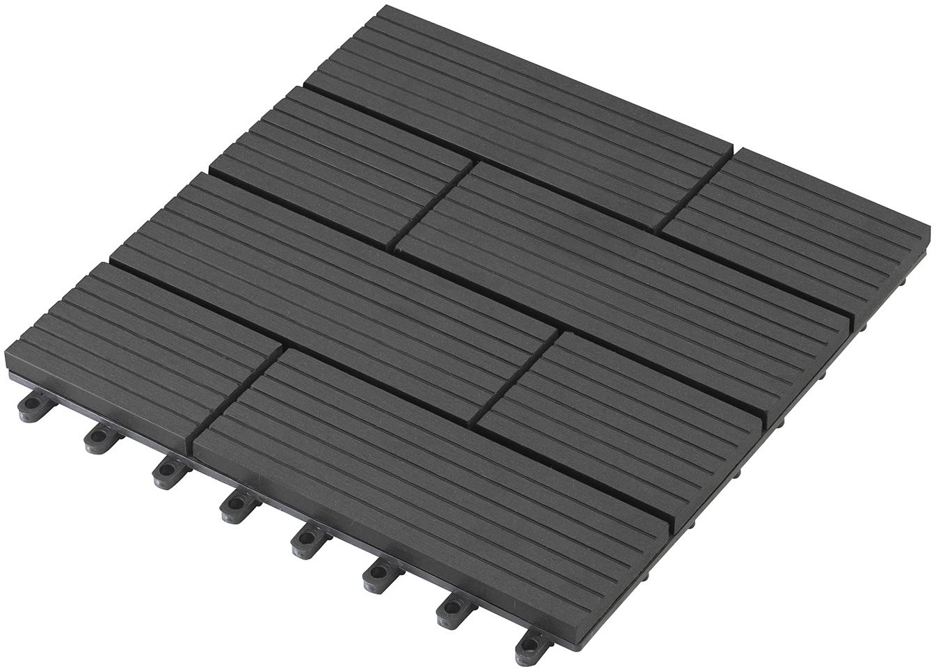 G21 WPC dlaždice SAMOA, Eben 2,3 x 30 x 30 cm