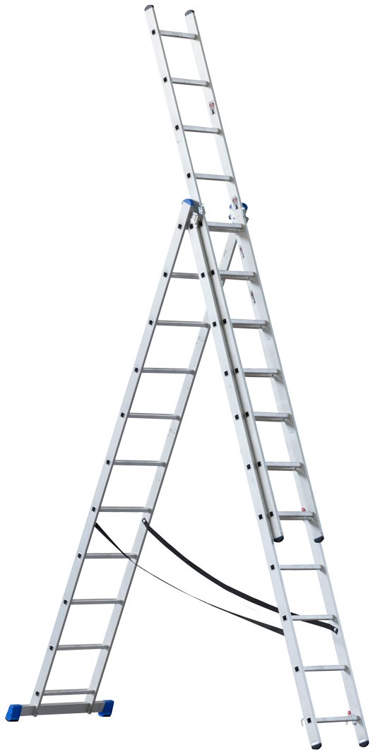 G21 6390389 Žebřík 3-dílný 7,6m, 33 příček