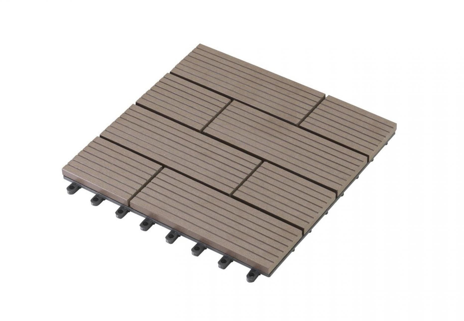 G21 WPC dlaždice SAMOA, indický teak 2,3 x 30 x 30 cm