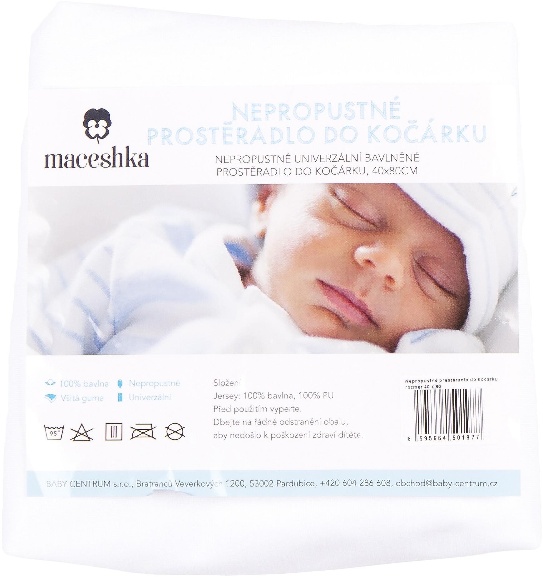 Maceshka Prostěradlo do kočárku nepropustné