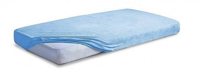 Maceshka Prostěradlo froté 120x60cm světle modrá