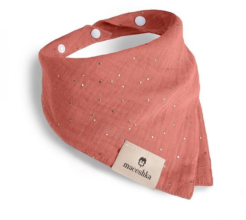 Maceshka Slintáček Nature dvojitý se zlatým puntíkem Marsala