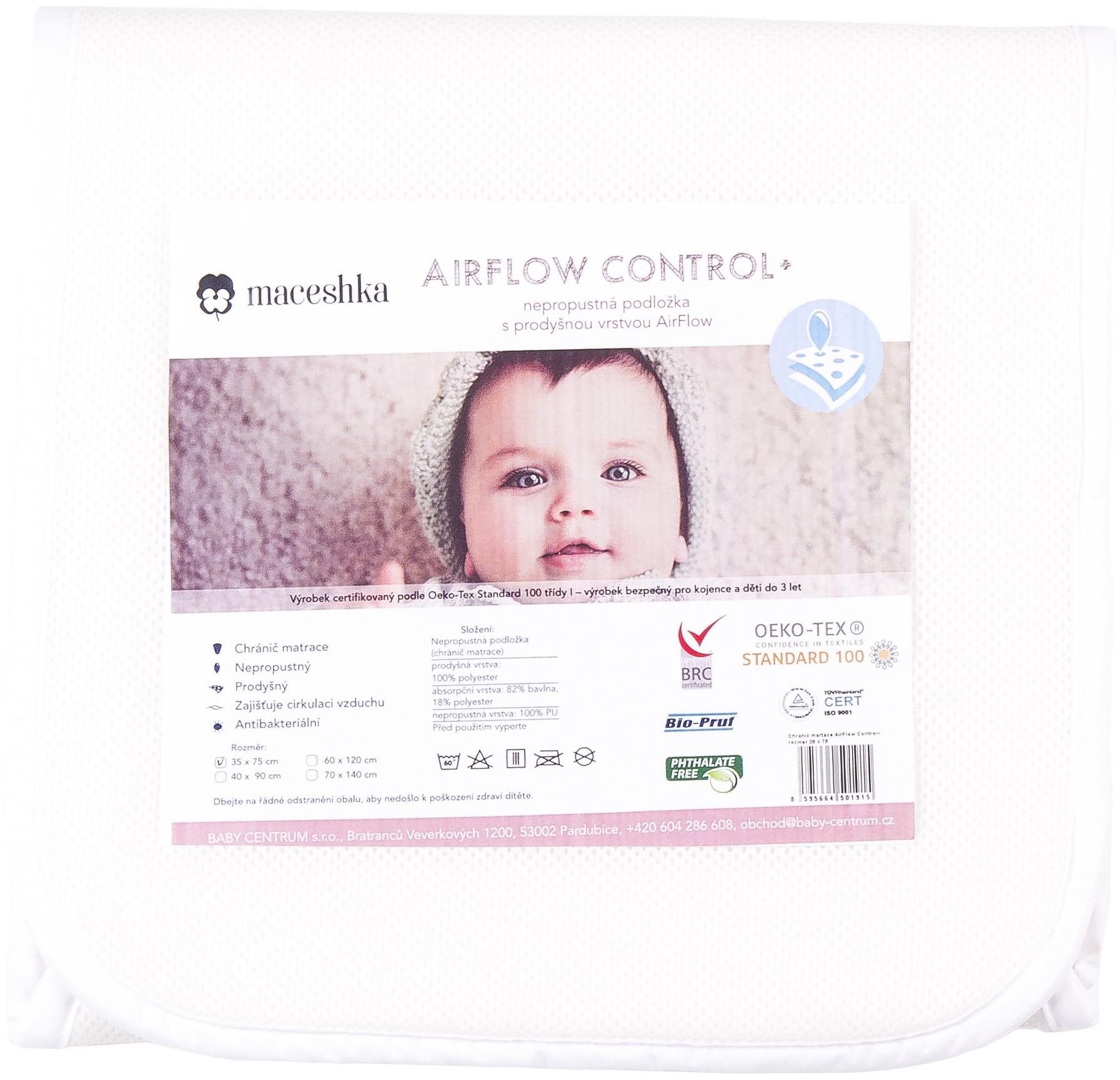 Maceshka Chránič matrace AirFlow Control+ 120 × 60 cm
