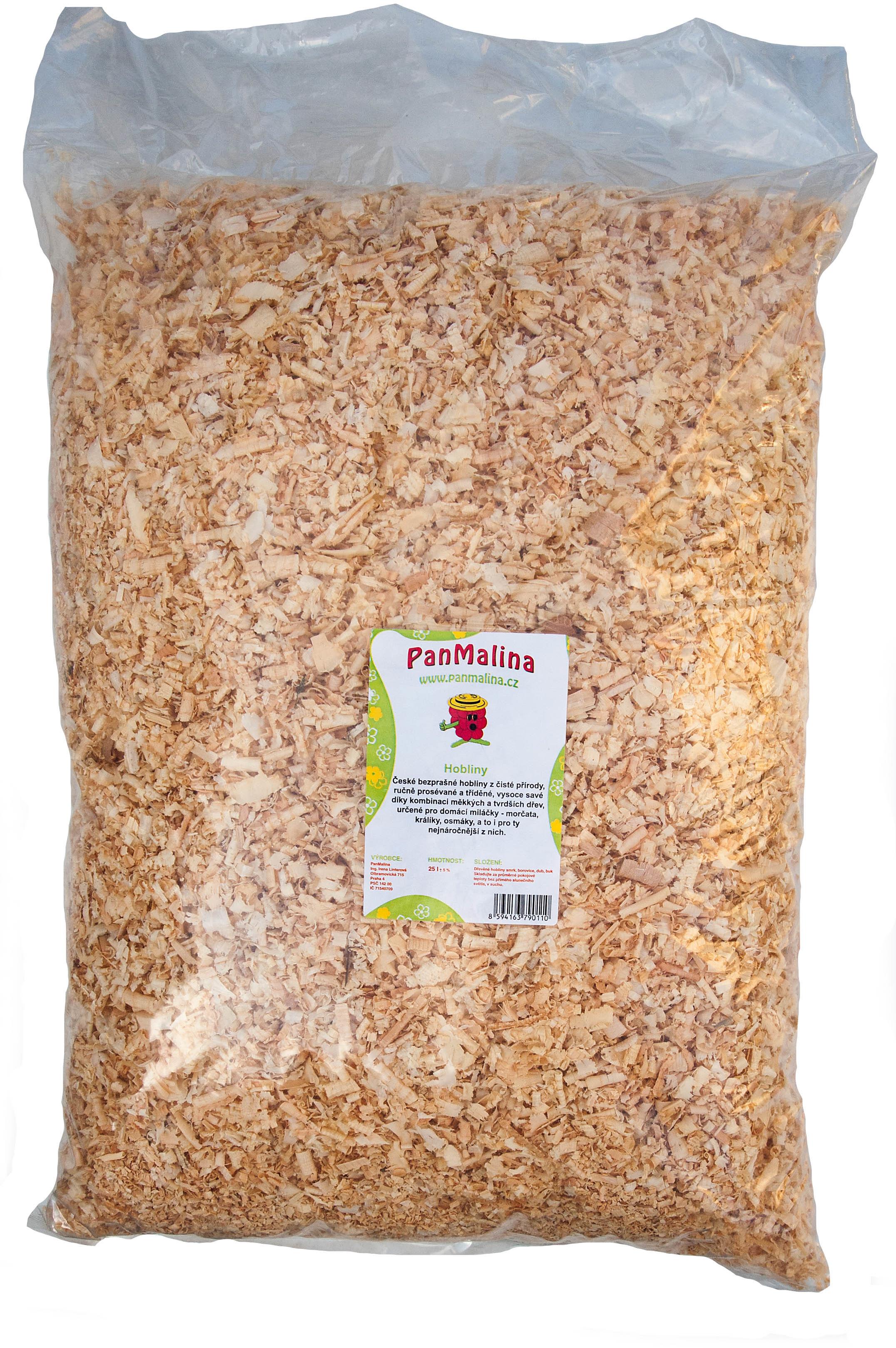 PanMalina dřevitá podestýlka hobliny 25 l