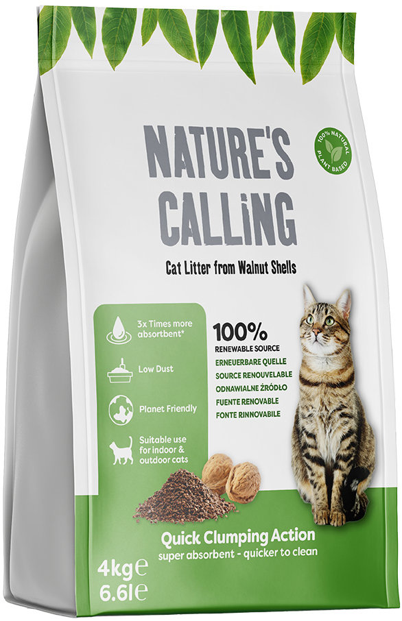 Nature's Calling podestýlka pro kočky 4 kg
