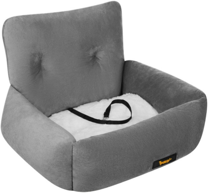 Purlov Autosedačka pro psy vel. S 44 × 35 × 30 cm, šedá