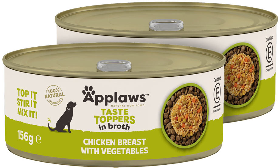 Applaws Dog Kuřecí prsa se zeleninou ve vývaru 2 × 156 g