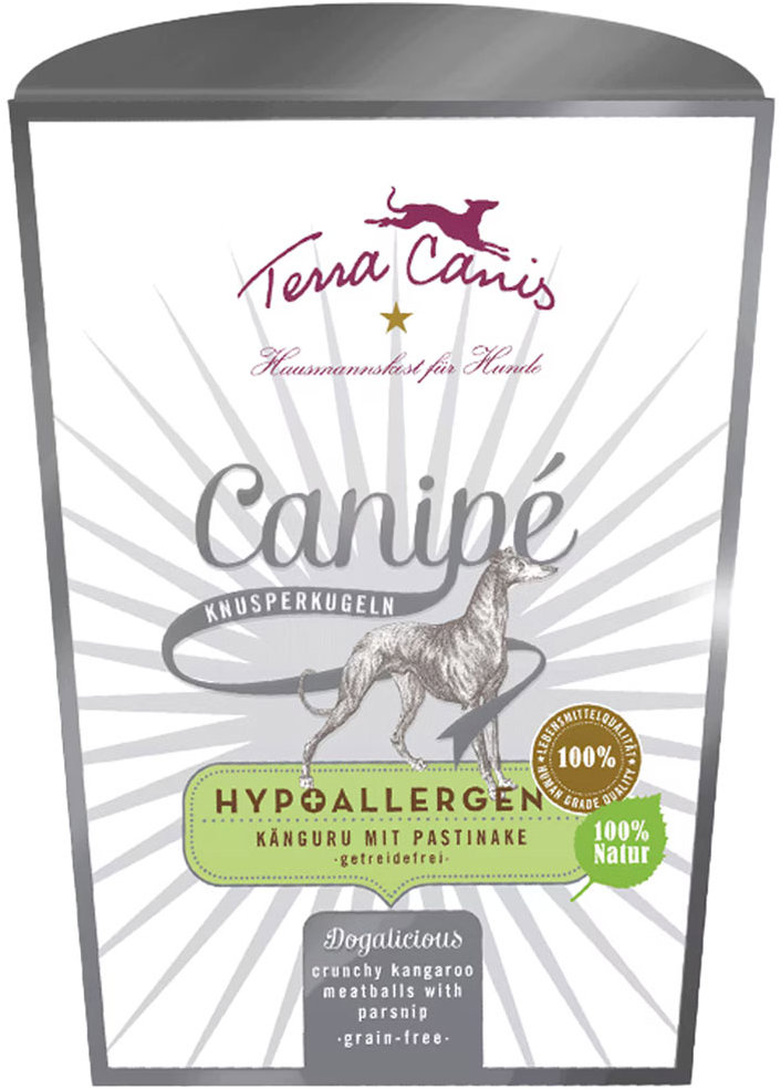 Terra Canis Canipé Hypoalergenní pamlsky pro psy Klokan s pastinákem 200 g