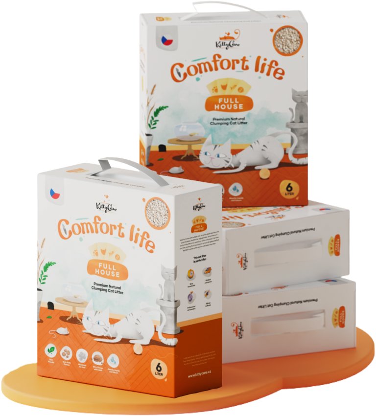 KittyCare Stelivo Full House 4 × 6 l