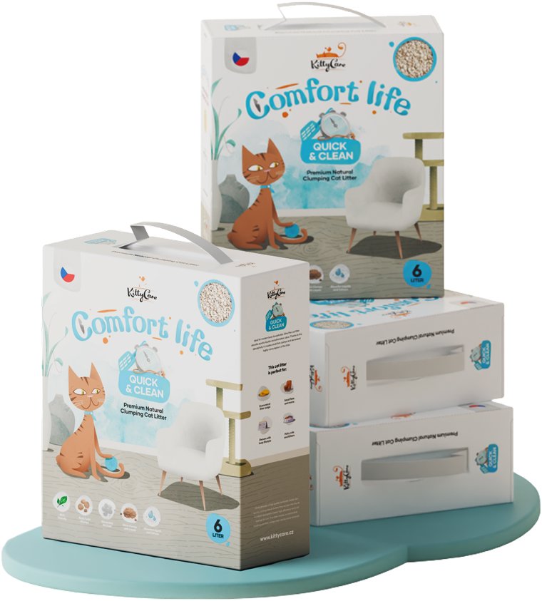 KittyCare Stelivo Quick & Clean 4 × 6 l