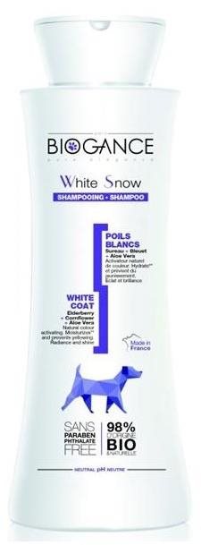 Biogance šampon White snow -pro bílou/světlou srst 250 ml