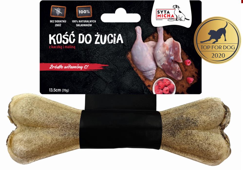 Syta micha Kost s kachnou a malinami 13,5 cm