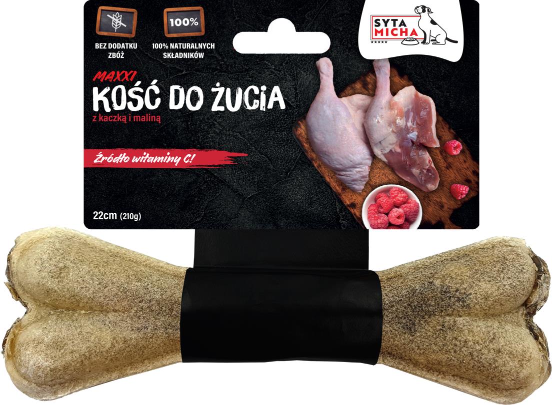 Syta micha Kost s kachnou a malinami Maxi 22 cm