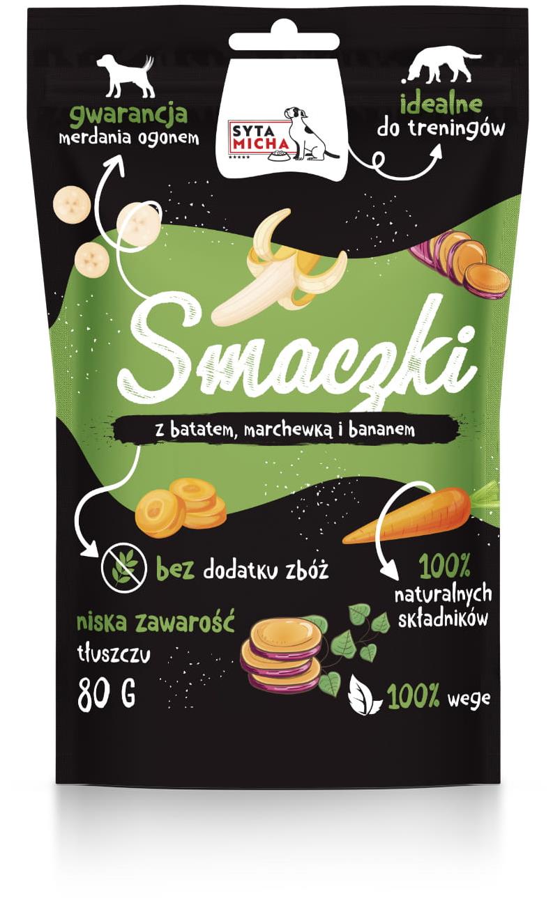 Syta micha - Pamlsky s batáty, mrkví a banánem VEgE