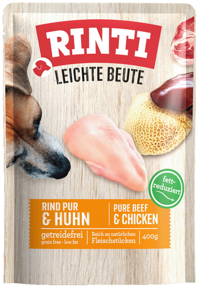 Finnern Rinti Leichte Beute Kapsička Hovězí + kuře 3 × 400 g