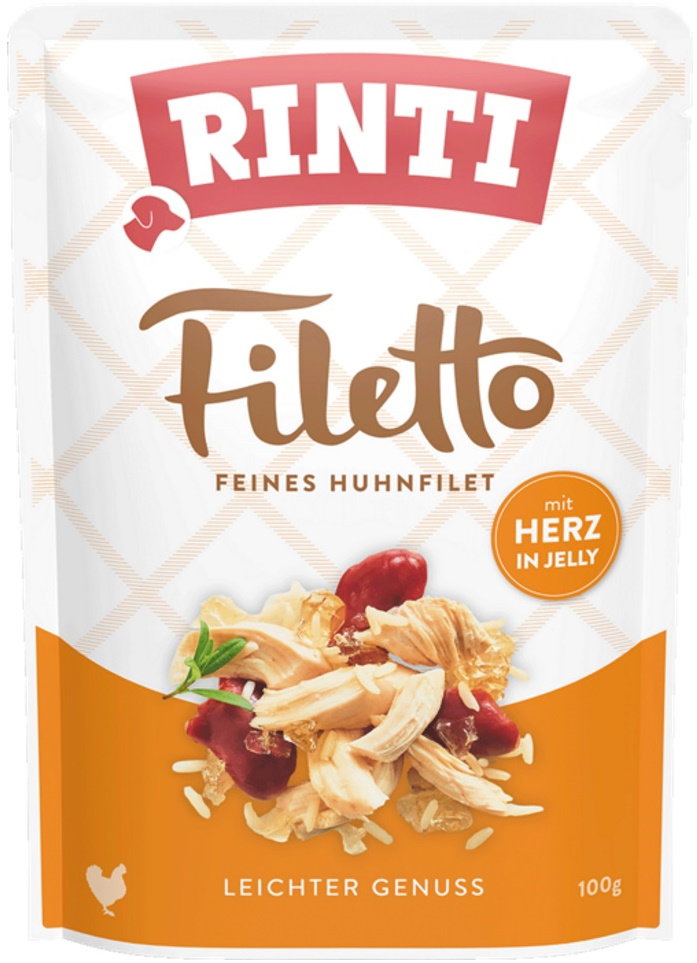 Finnern Rinti Filetto Kapsička Kuře + srdce v želé 6 × 100 g
