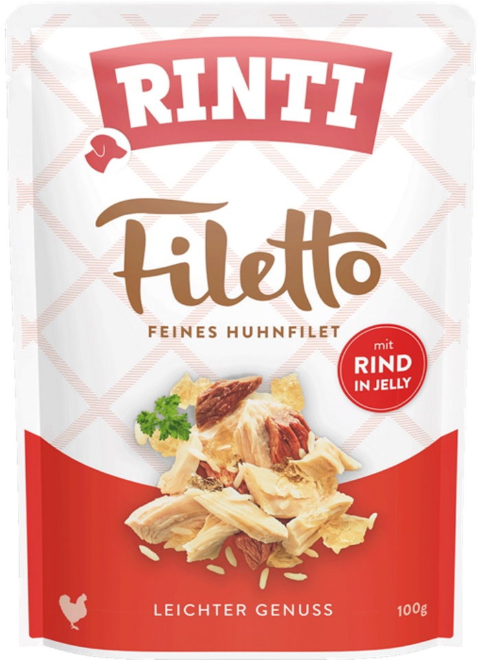 Finnern Rinti Filetto Kapsička Kuře + hovězí v želé 6 × 100 g