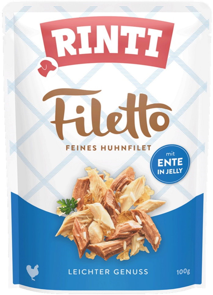 Finnern Rinti Filetto Kapsička Kuře + kachna v želé 6 × 100 g