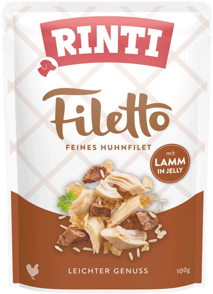 Finnern Rinti Filetto Kapsička Kuře + jehně v želé 6 × 100 g