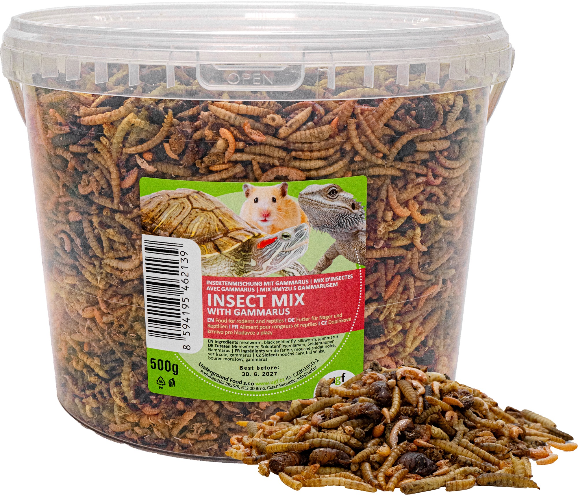 UGF Mix hmyzu s gammarusem 500 g