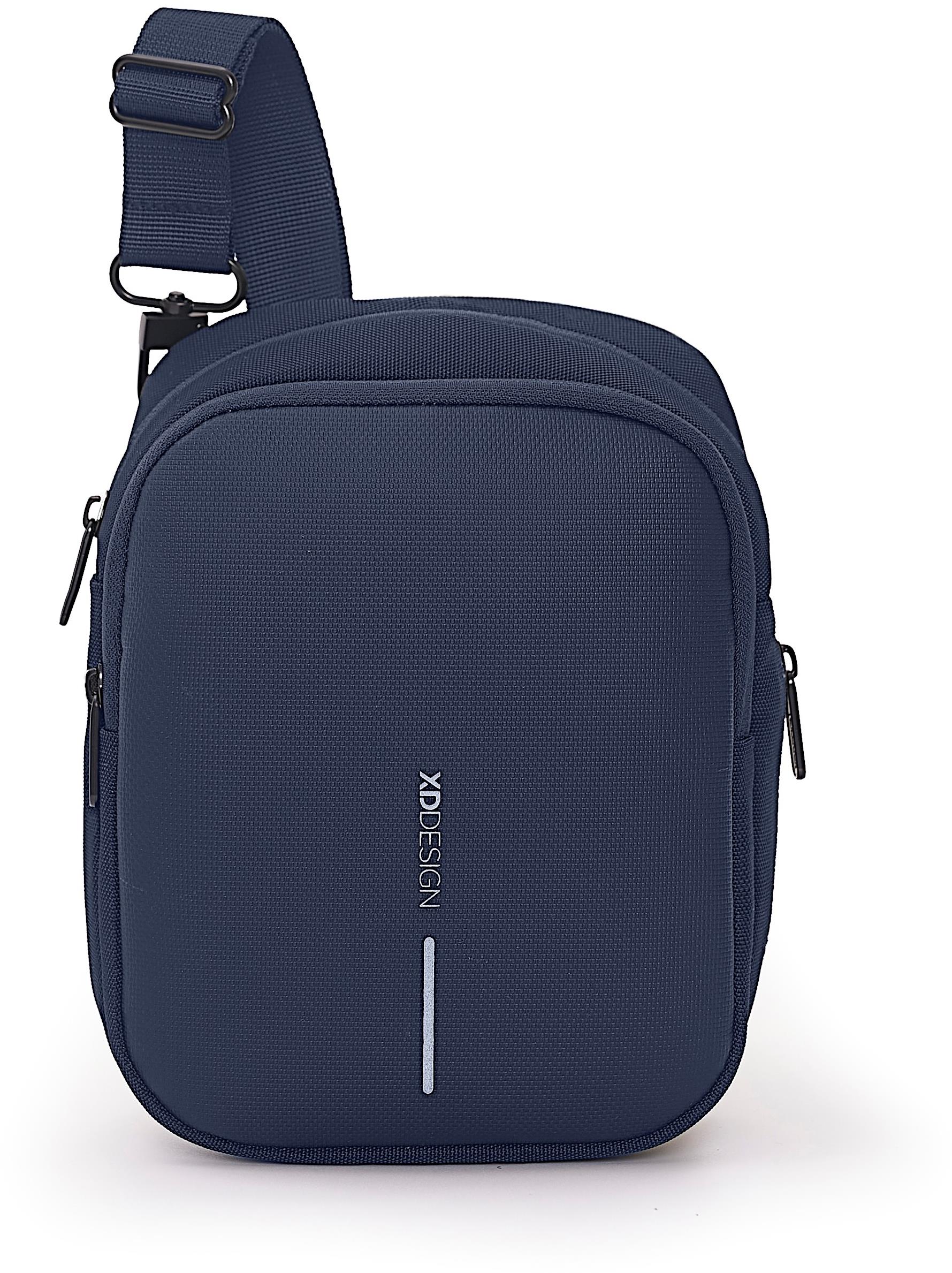 XD Design Boxy Sling, crossbody taška, modrá