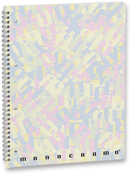 PIGNA Monocromo Multicolor A4 kroužkový, linkovaný