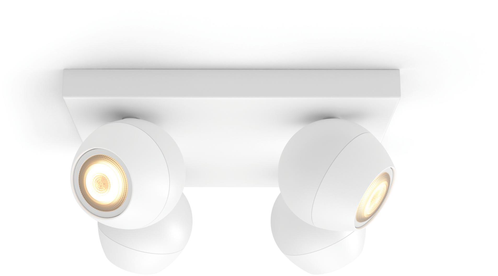 Philips Hue WA Buckram 4 × GU10 LED 5 W, bílé