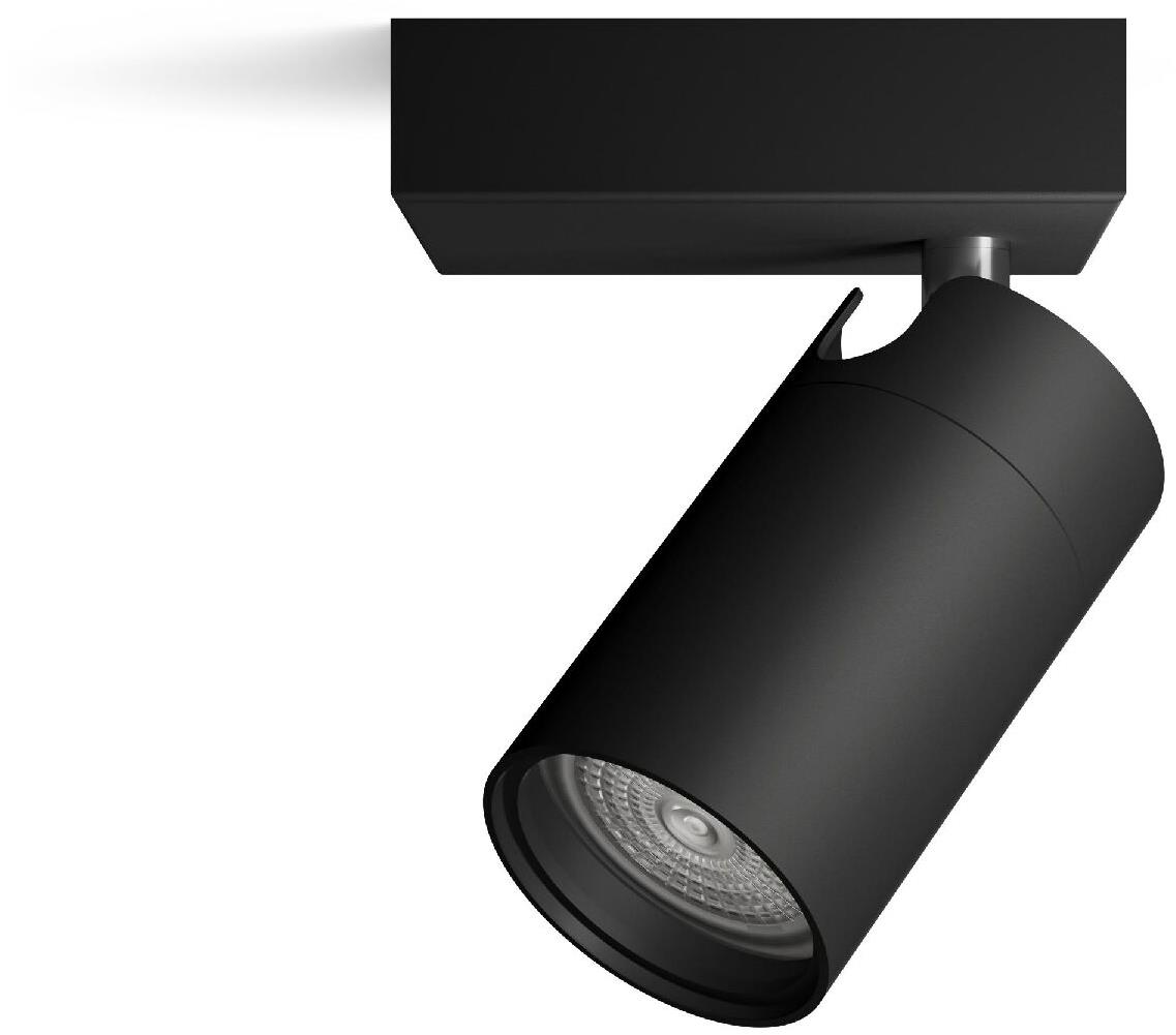 Philips Idris bodové koupelnové svítidlo 1×,GU10, 5 W, bez zdroje, IP44, černé