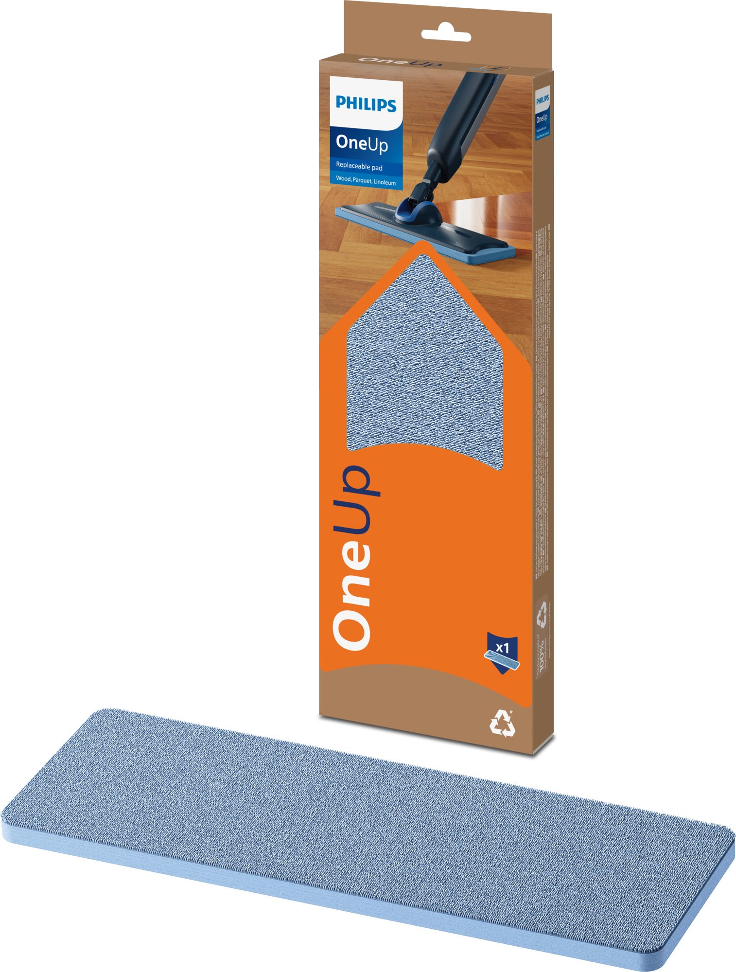Philips OneUp XV1884/10 - dřevo, parkety, linoleum