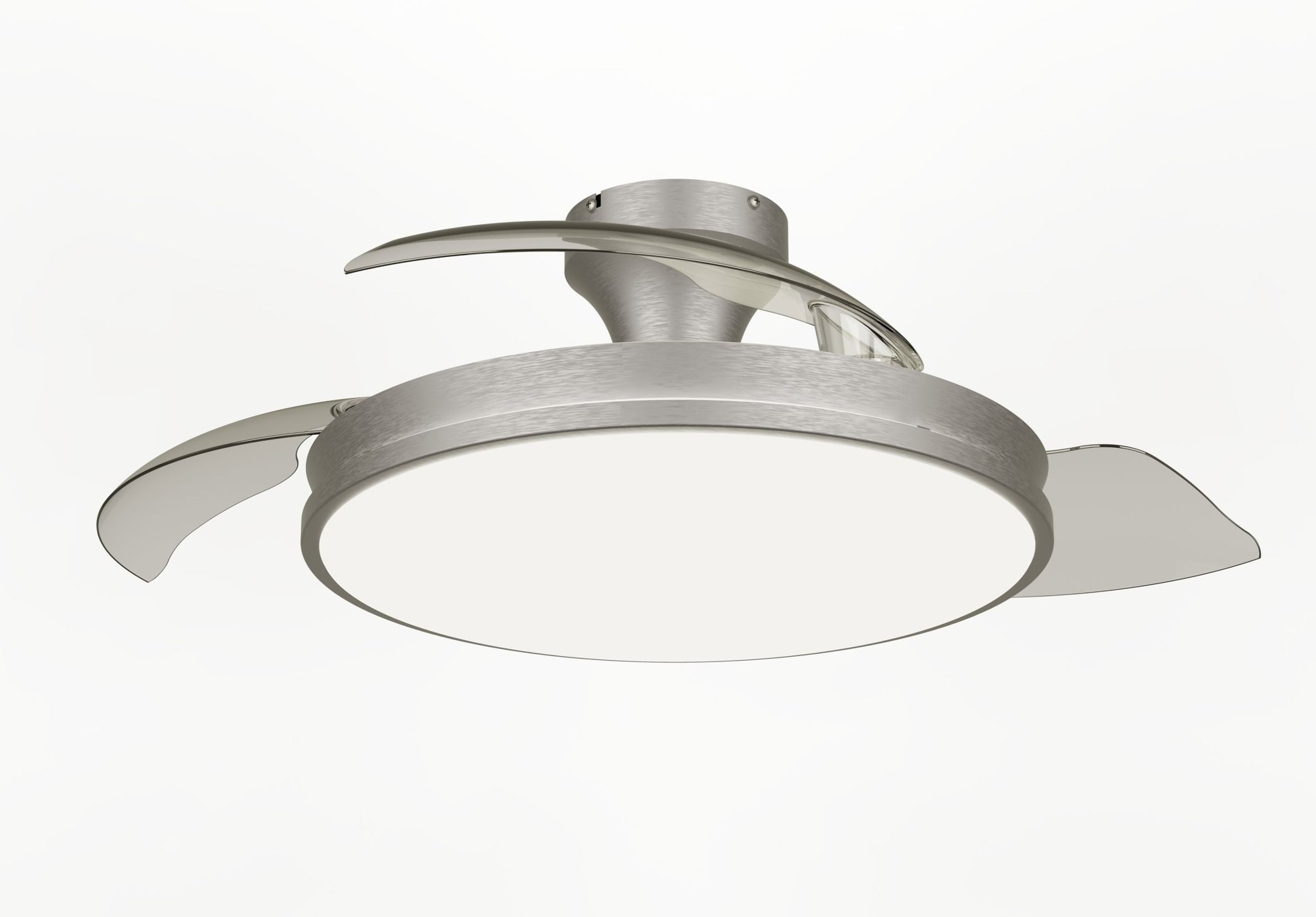 Philips Atlas DC stropní ventilátor a svítidlo 28 W+35 W niklový