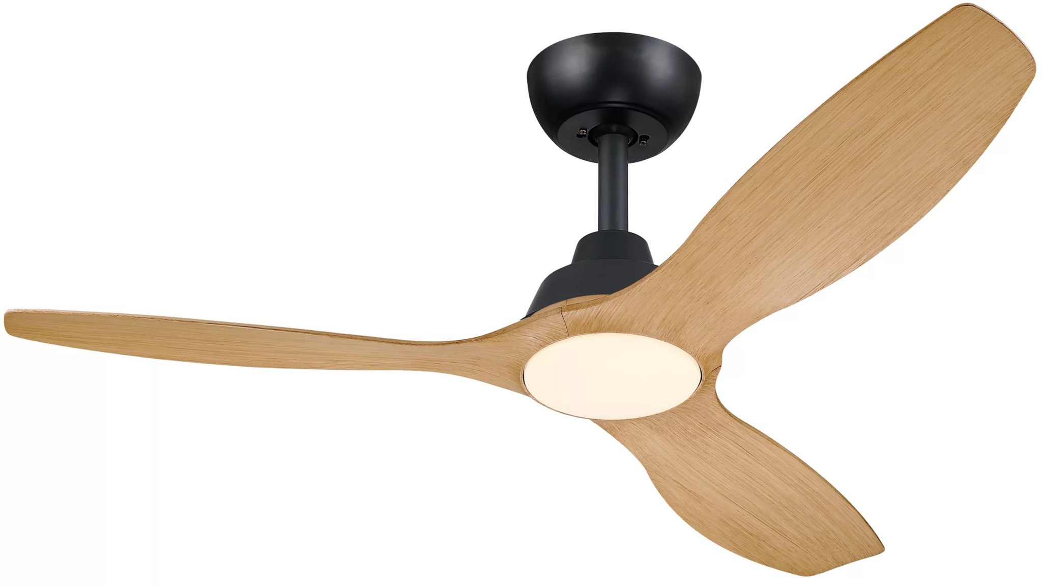 Philips Olas stropní ventilátor a svítidlo 35 W+24 W černá a dřevo