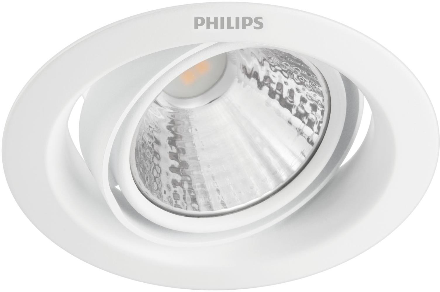 Philips Pomeron podhledové LED svítidlo 1 × 3 W, 210 lm, 4000 K, krokově stmívatelné, IP20, bílé
