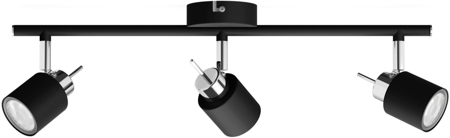 Philips Meranti bodové svítidlo 3 × GU10 35 W, bez zdroje IP20, černé