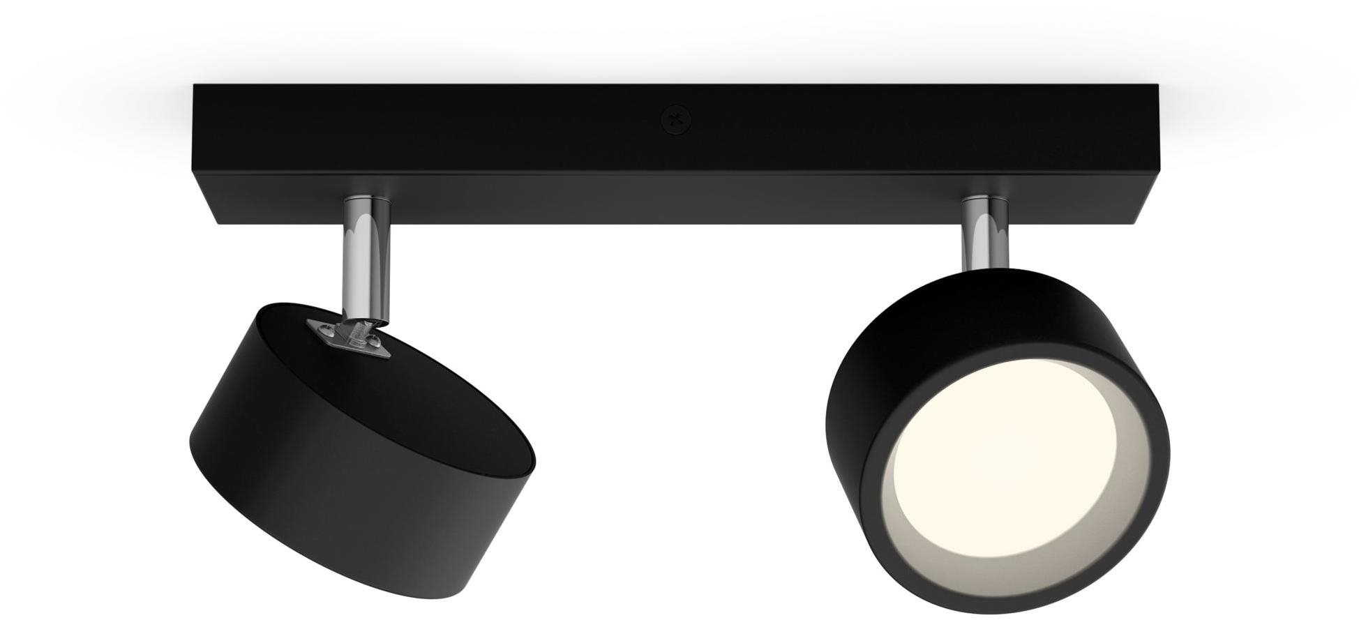 Philips BRACIA bodové svítidlo LED 11 W, 1100 lm, 2700 K, 26 cm, IP20, černé