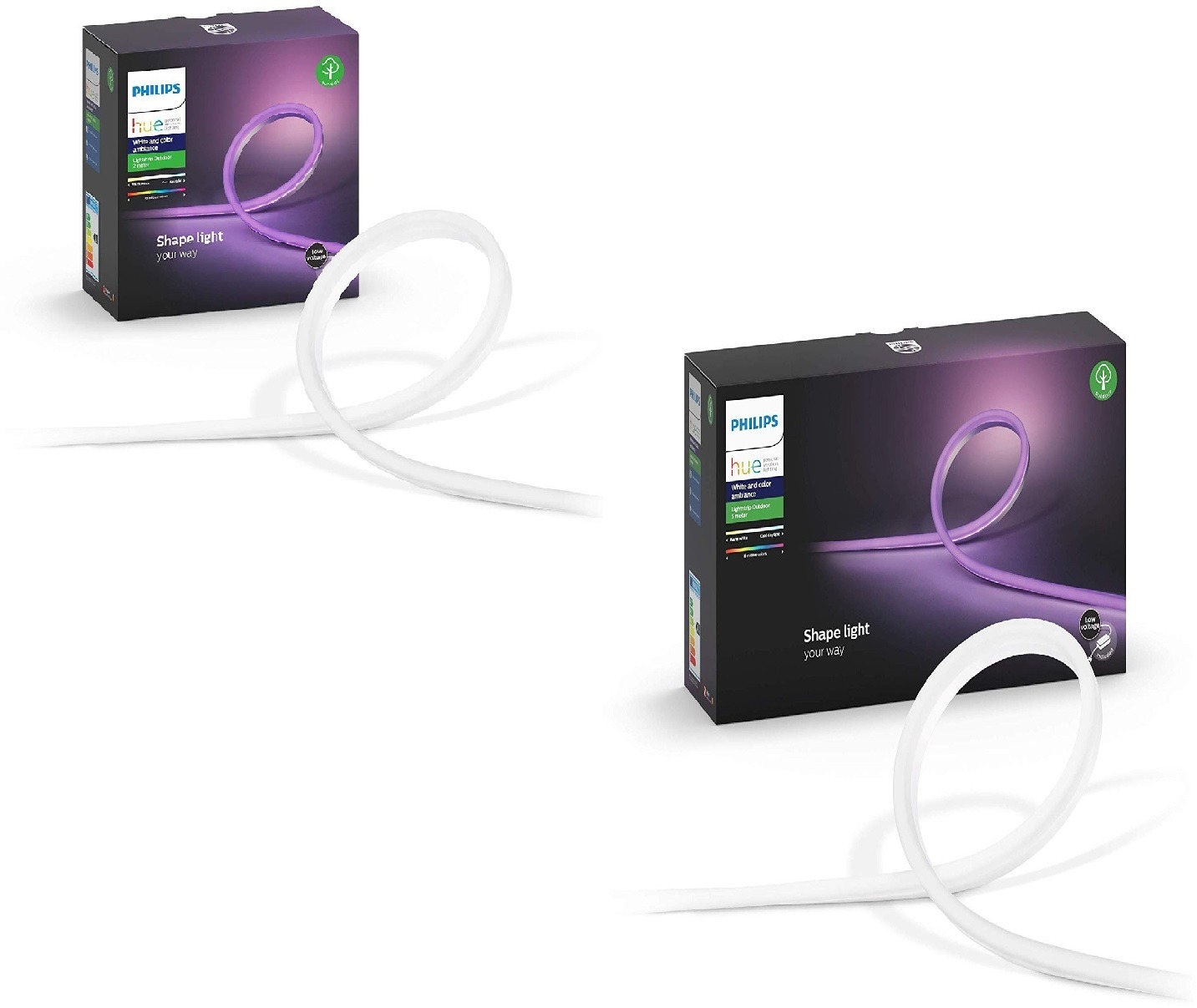 Hue Lightstrip Outdoor 5m EU + Hue Lightstrip Outdoor 2m EU