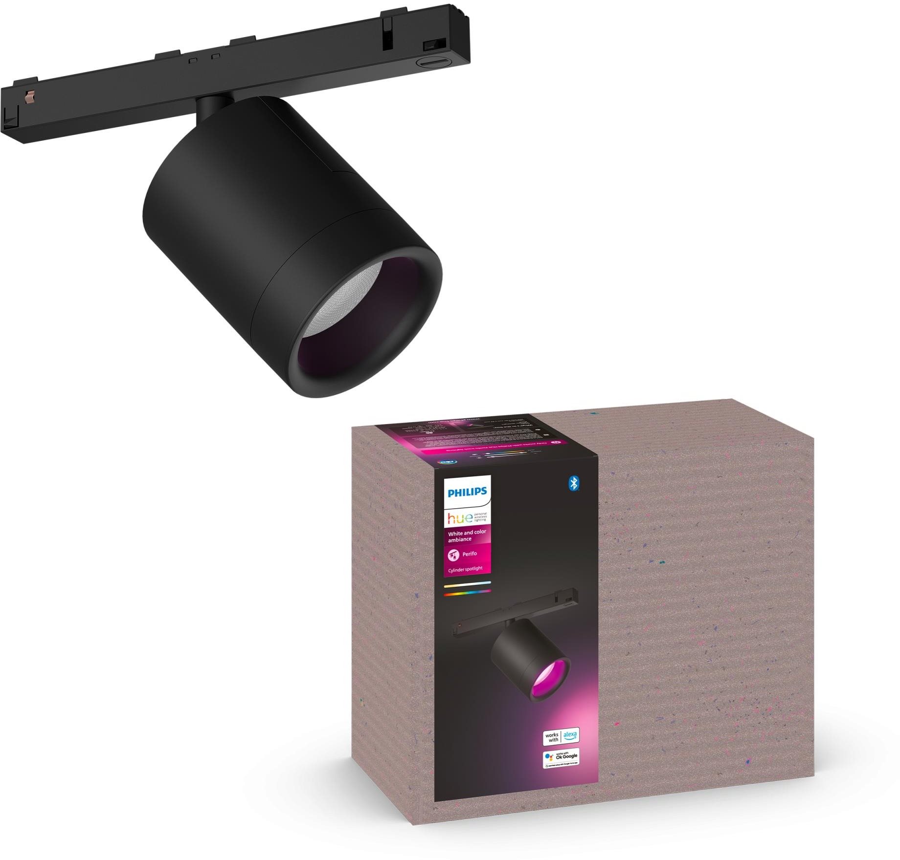 Philips Hue White and Color Ambiance Perifo bodové světlo černé