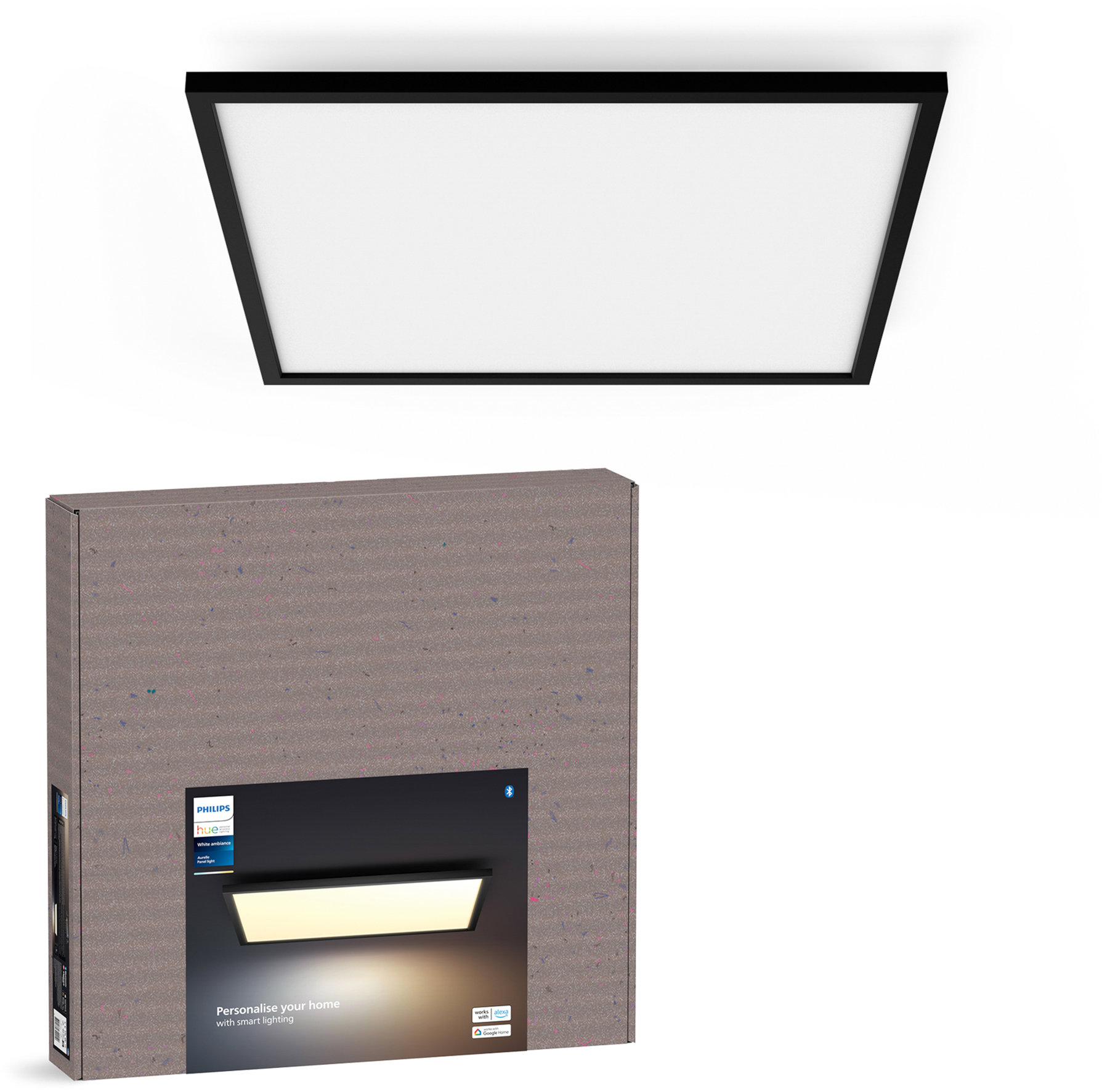 Philips Hue Aurelle Panel SQ XL black