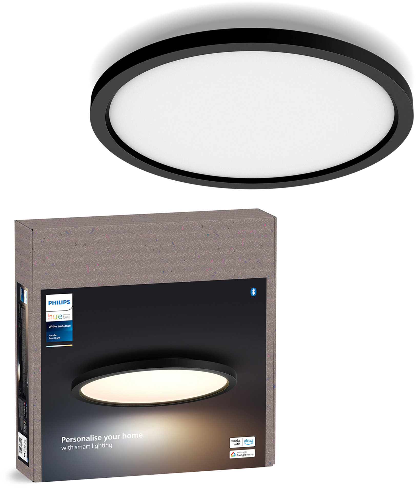 Philips Hue Aurelle Panel RD S black