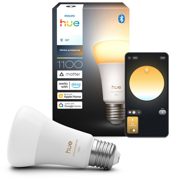 Philips Hue White Ambiance 8,1W 1100 E27