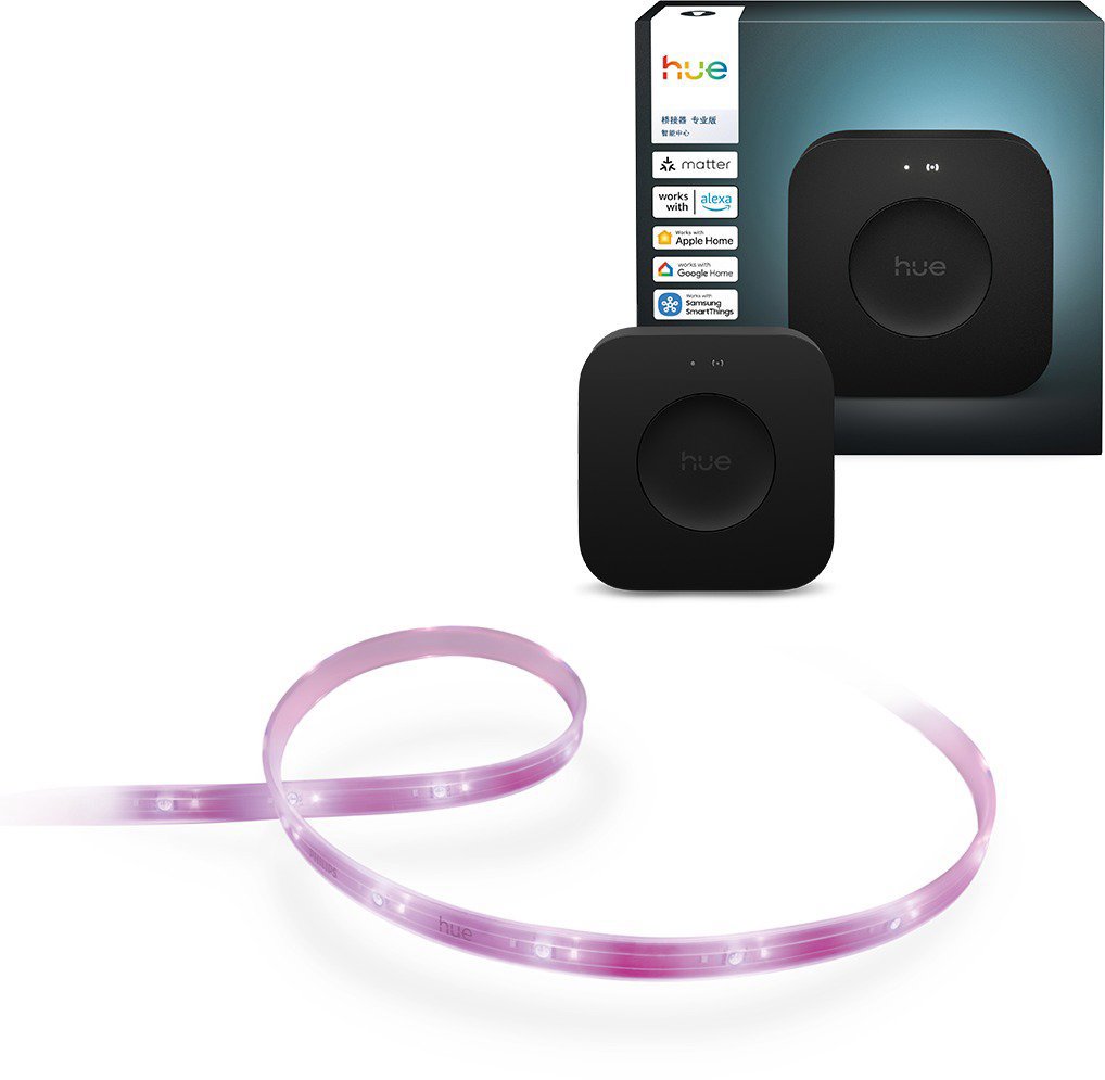 Philips Hue Bridge Pro + Philips Hue LightStrip Plus v4