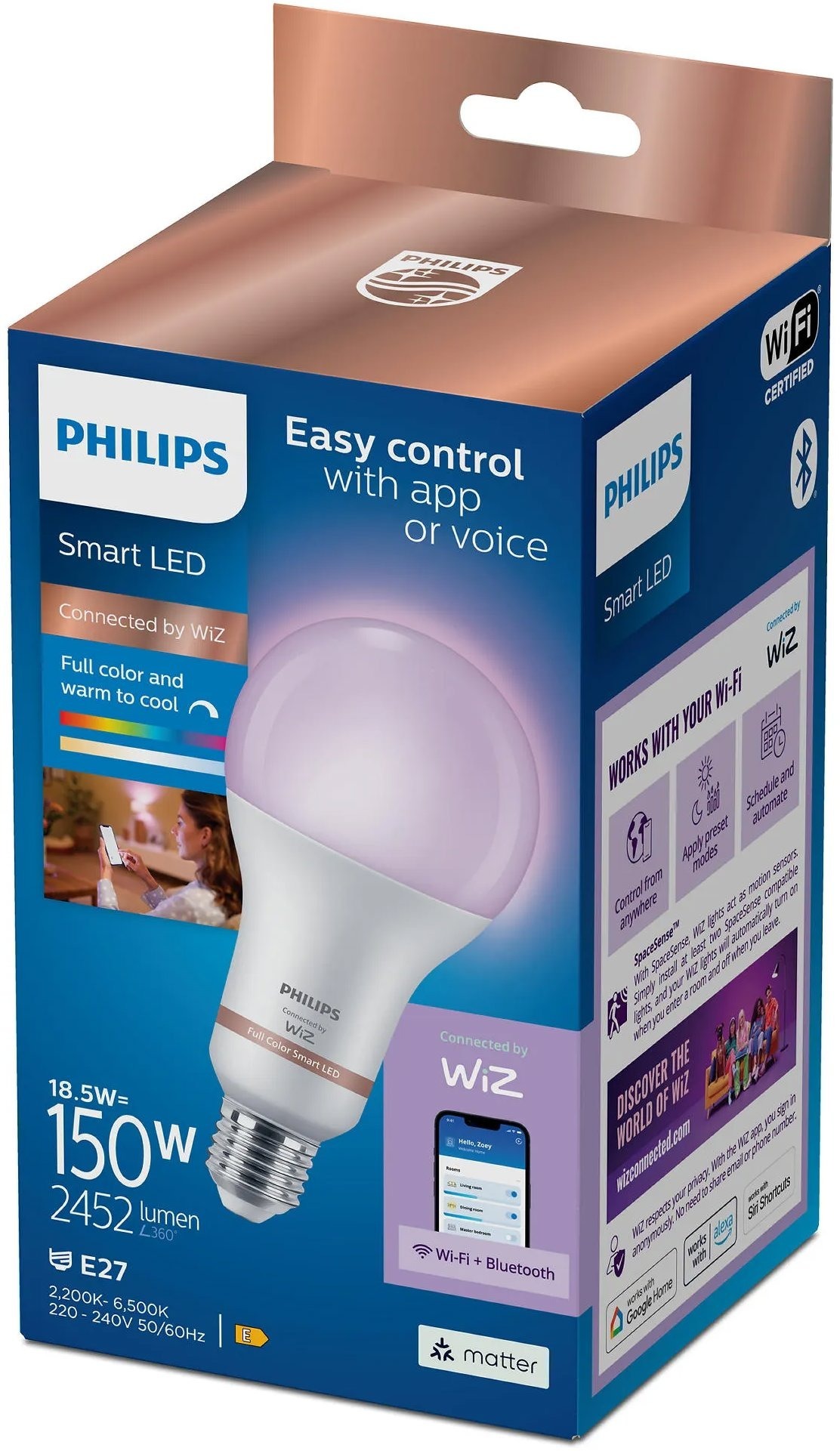 Philips Smart LED WFB 150W A80 E27 RGB