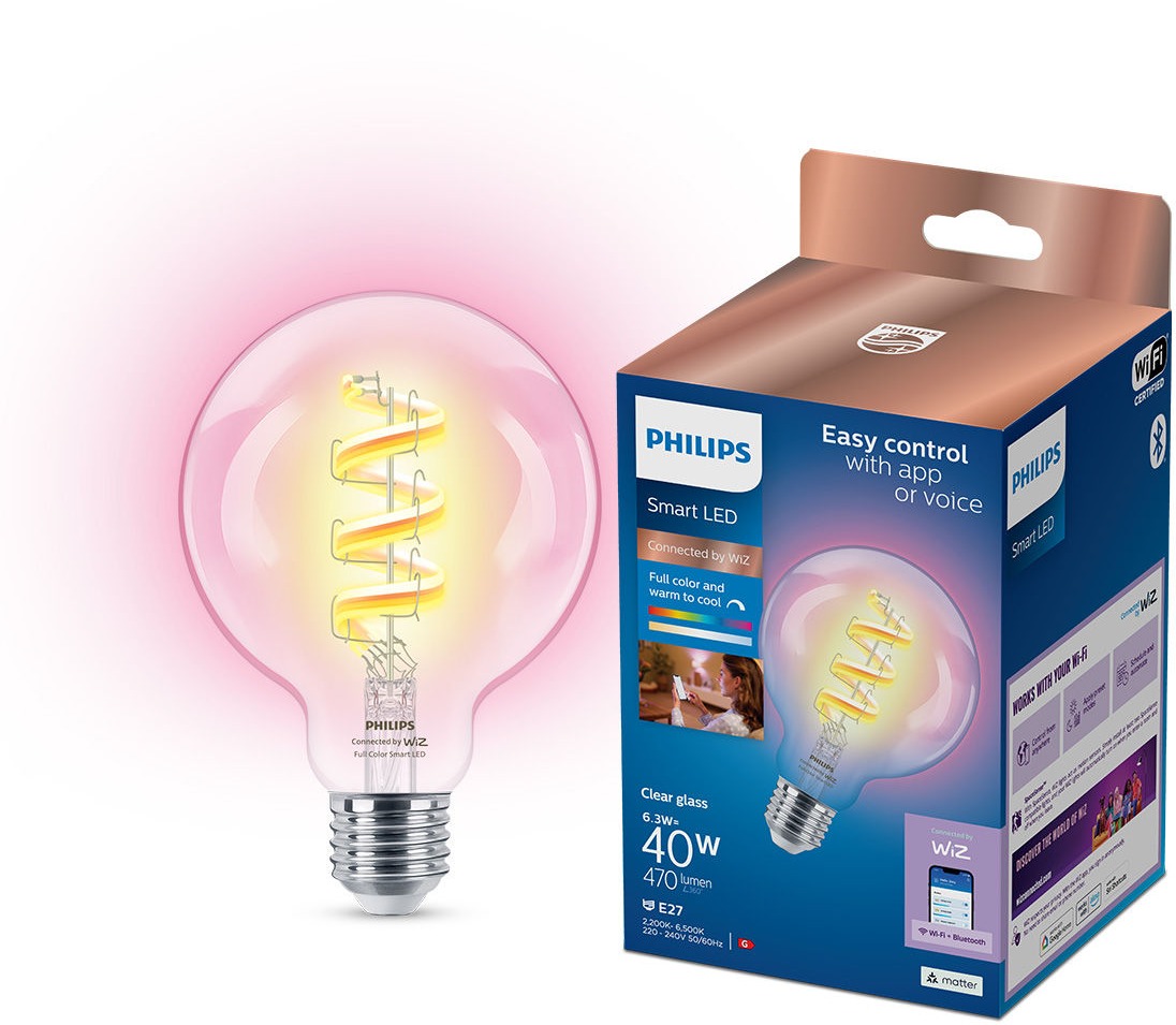 Philips Smart LED WFB 40W G95 E27 RGB