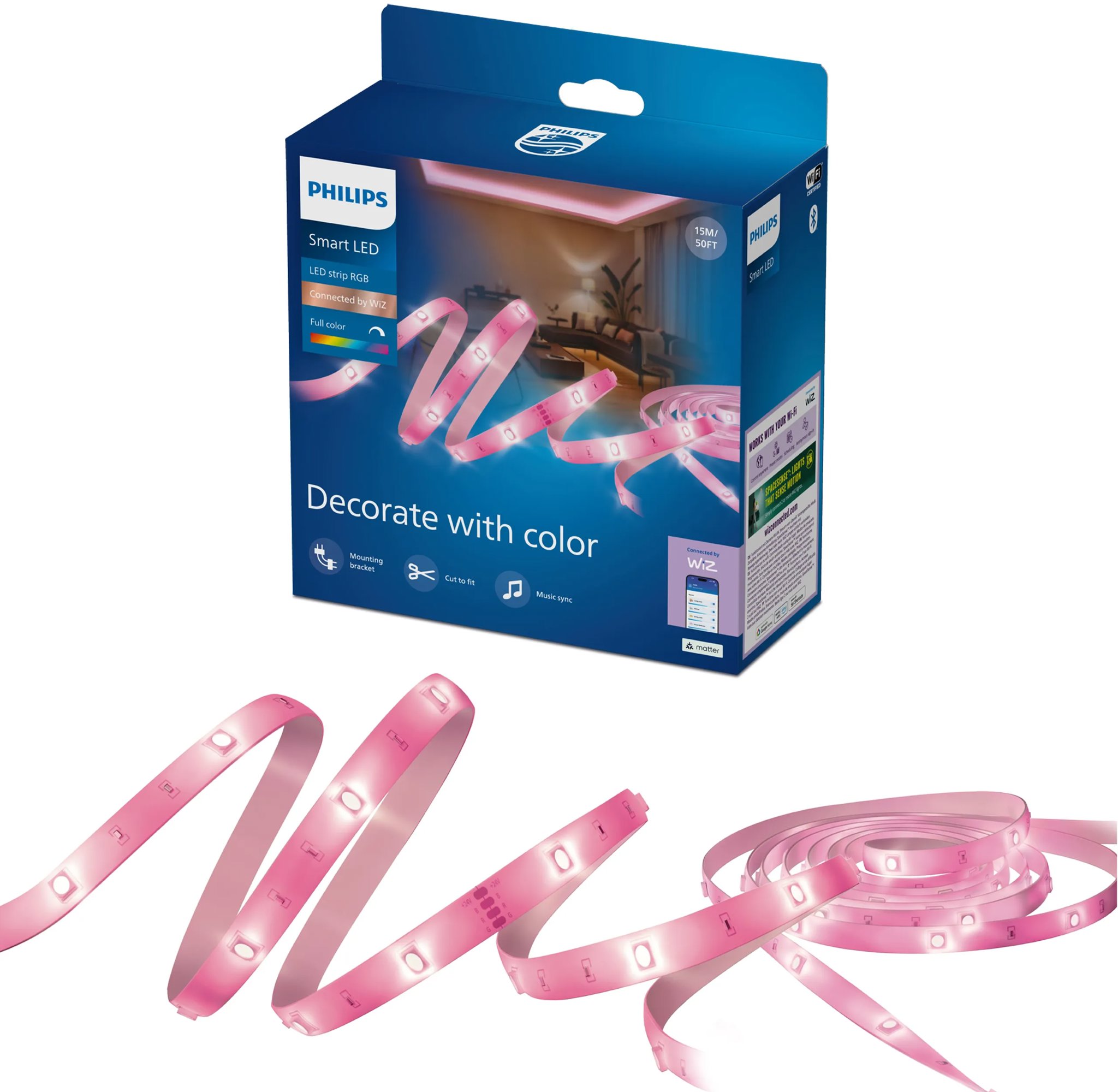 Philips RGB LED strip 15 m Type-C
