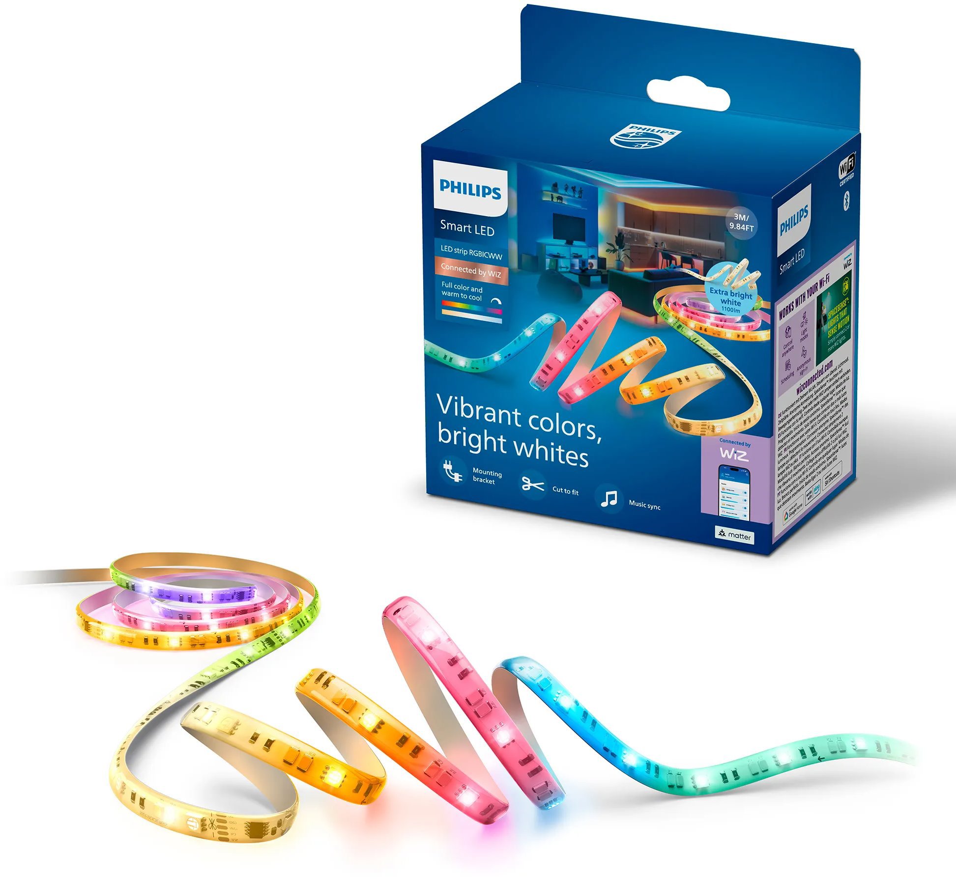 Philips LED RGBICWW strip 3 m Type-C EU