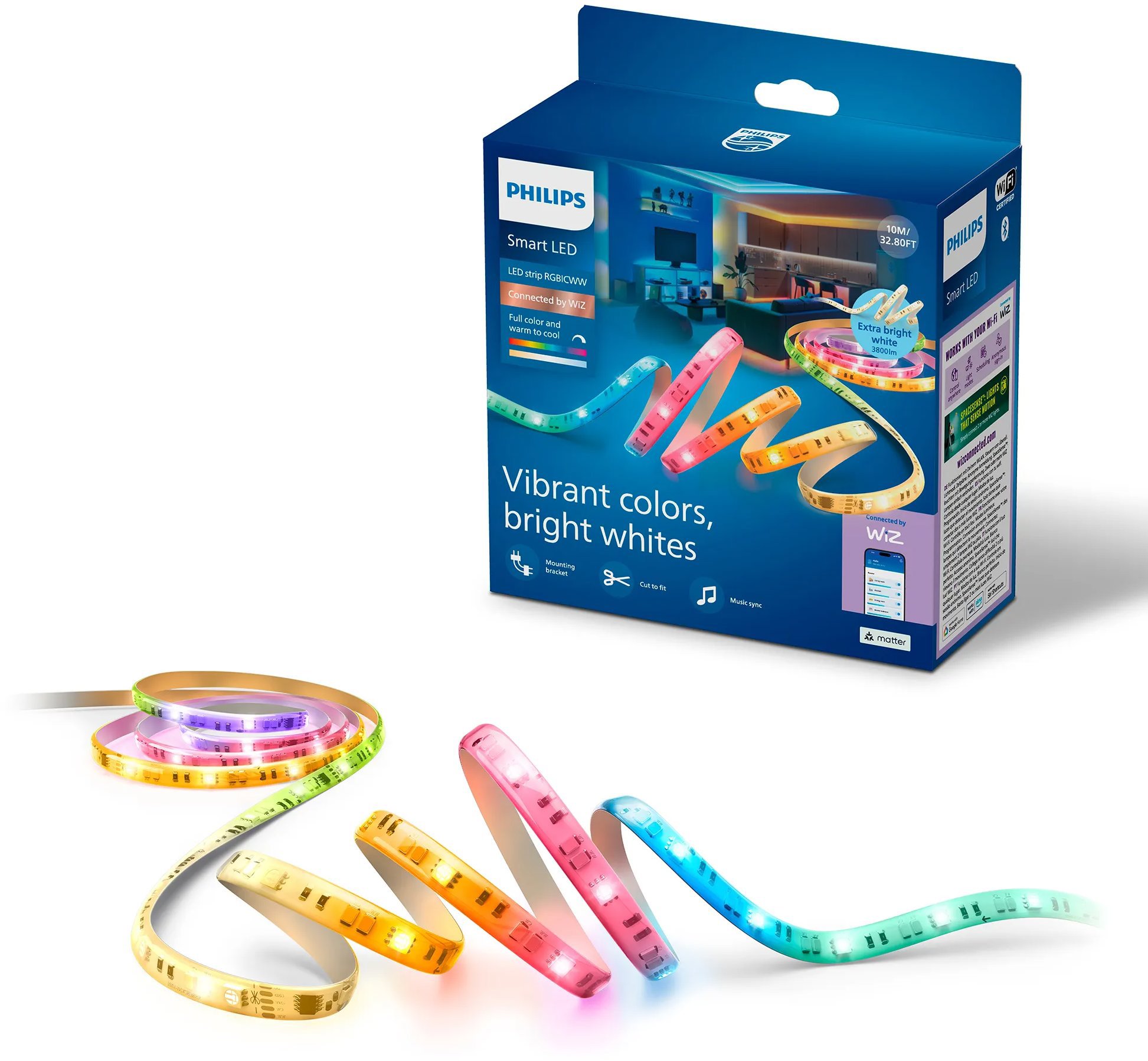 Philips Smart LED LED RGBICWW strip 10 m Type-C EU