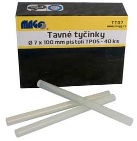 MAGG Tavné tyčinky 7x100mm k pistoli TP05, 40ks TT07
