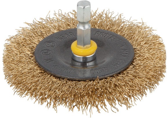 WOLFCRAFT Kartáč mosazný drátěný kotouč 75x10mm 2110000