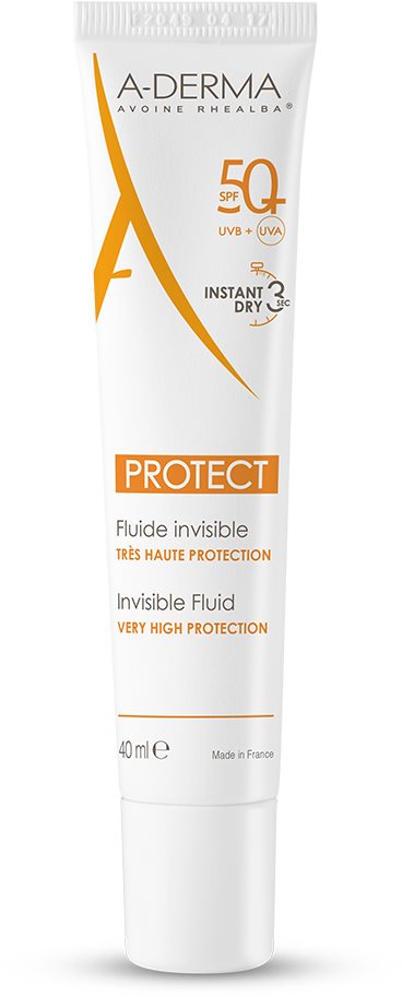 A-DERMA PROTECT TRANSPARENTNÍ FLUID VELMI VYSOKÁ OCHRANA SPF 50+ 40ml