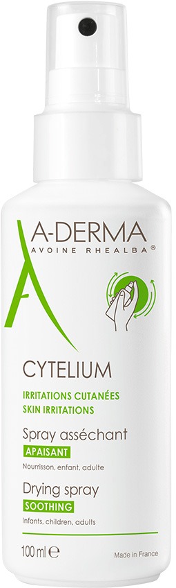A-DERMA Cytelium Vysušující a zklidňující sprej na podrážděnou kůži se sklonem k mokvání 100 ml
